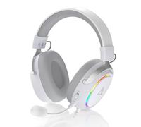 nacodex AJAZZ AHW10 - Cuffie da gioco cablate con microfono staccabile, cuffie DTS: suono surround X 7.1, driver da 53 mm, effetti di illuminazione RGB, per PC, Mac, PS5, PS4, Xbox, Switch, Cellulare