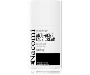 Nacomi Gentleman crema idratante matte per pelli acneiche per uomo 50 ml