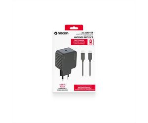 Nacon - Adattatore Ac Switch 2 E Tutte, 65w, Switch 2-nero NACON