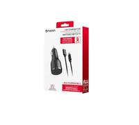 Nacon Adattatore di ricarica rapida per auto progettato per Nintendo Switch e Switch 2 compatibile con smartphone, tablet e PC portatile, Power Delivery 60 Watt