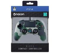Nacon Controller Wired Pad Playstation 4 Ps4/Pc Joypad Cablato Usb (Green Camo)