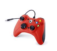 Nacon Controller Wired Per Pc Con Pulsante Home Compatibile Con Tutti I Giochi Per Pc E Con Windows Xp/Vista/7/8/10 - Red
