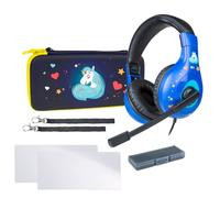 Bigben Essentials 6 In 1 Unicorn Switch Accessories Bundle Trasparente