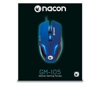 Nacon Mouse da Gioco con Sensore Ottico, Blu - PC