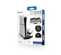 Nacon Playall - Supporto di ricarica doppio per PS5, colore: nero/bianco, dock di ricarica rapida con indicatori LED per controller PlayStation 5 (PS5CHARGERSTAND)