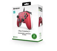 Nacon Pro Compact Controller Xbox Serie X Wired -licenza ufficiale Microsoft, programmabile, ergonomico, 3D sound