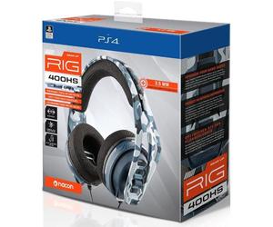 NACON PS4 Cuffie Wired Gear Up RIG 400HS Camo Blue