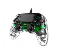 NACON PS4OFCPADCLGREEN periferica di gioco Verde, Trasparente Gamepad Analogico/