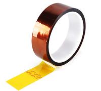 NACTECH Nastro Adesivo Termoresistente Nastro Kapton Polyimide 30MM x 33M Nastro Resistente al Calore ad Alte Temperature per Protezione Elettriche Mascheratura Saldatura Stampante 3D