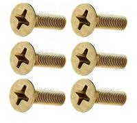 NACX Viti a testa piatta M3 x 10 mm, viti a testa piatta, in ottone, 150 pezzi