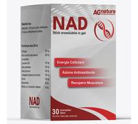NAD Integratore 30 Stick Gel 10ml Gusto Arancia Complex Antiossidante con