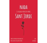 NADA - El regalo perfecto para Sant Jordi: Libro de broma minimalista para quien no quiere nada