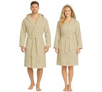 Nada Home Accappatoio Nido d’Ape Unisex in cotone Uomo Donna con Cappuccio, Cintura e Tasche - Leggero, Assorbente, Traspirante - Ideale per Casa, Piscina, Palestra, SPA e Viaggi