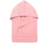 Nada Home Accappatoio Nido d’Ape Unisex Uomo Donna in cotone con Cappuccio, Tasche e Cintura - Leggero, Assorbente, Traspirante - Ideale per Casa, SPA, Piscina, Palestra e Viaggi