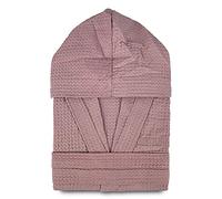 Nada Home Accappatoio Nido d'Ape Unisex Uomo Donna Sommaruga 350gr Tasche e Cappuccio 4219