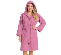 Nada Home Accappatoio Taglie Forti in Spugna 100% Cotone Unisex con Cappuccio Oversize Morbido e Assorbente per Bagno e Doccia Uomo Donna