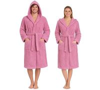 Nada Home Accappatoio Unisex in Spugna 100% Cotone 400 gr con Cappuccio - Morbido e Assorbente, con Cintura, Tasche e Appendino - Uomo Donna Adulto