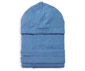 Nada Home Accappatoio Unisex Uomo Donna in Microspugna di Cotone con Cappuccio, Tasche e Cintura - Leggero e Assorbente, Ideale per Viaggi e SPA