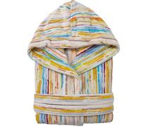 Nada Home Accappatoio Unisex Uomo Donna in Spugna Velour Cinigliato 100% Cotone 500gr con Cappuccio - Morbido, Assorbente ed Elegante, Design Jacquard