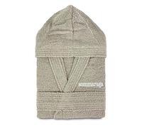 Accappatoio unisex uomo donna Sommaruga in spugna cotone 400gr e cappuccio 4016