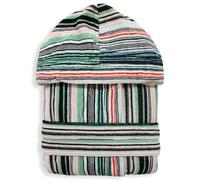 Nada Home Accappatoio uomo in spugna velour cinigliato con cappuccio 6235