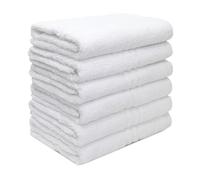 Nada Home Asciugamani bagno Set 6pz Viso Hotel spugna Hotellerie in cotone 55x105cm 6846