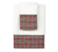 Nada Home Asciugamani Natalizi Bagno set 1+1 in Spugna di Cotone Decoro Natale 6982