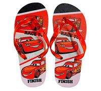 Nada Home Ciabatte infradito in gomma per bambino Disney Cars 2607 Rosso 32-33