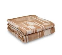 Nada Home Coperta Invernale Misto Lana Singola 1 piazza Boston Blankets 150x210 cm Made in Italy Calda Morbida e Confortevole 1 posto