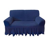 NADA HOME Copridivano salvadivano Estensibile IRGE con Elastico 2 posti Art. Voila' 2952 Blu 2 posti