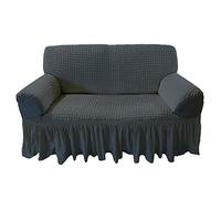 NADA HOME Copridivano salvadivano Estensibile IRGE con Elastico 2 posti Art. Voila' 2952 Grigio 2 posti