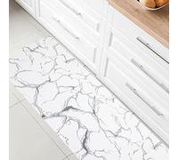 Tappeto cucina passatoia antiscivolo a metro effetto marmo marmorizzato 7040