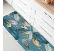 Nada Home Tappeto cucina passatoia antiscivolo a metro stampa digitale Piume gommato 7122