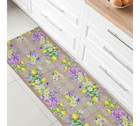 Tappeto cucina passatoia antiscivolo Limoni con maioliche Vietrese gommato 7123