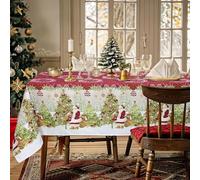 Nada Home Tovaglia Natalizia rettangolare 6 Posti Copritavolo Twill stampato 6974