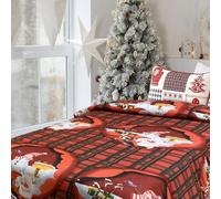 Nada Home Trapunta natalizia piumone invernale letto singolo 1 posto Babbo Natale 6516