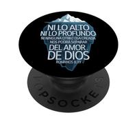 Nada Nos Separará del Amor de Dios Romanos 8:39 Iceberg PopSockets PopGrip Adesivo
