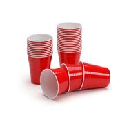 Nadal 10 Oz - Bicchieri rossi per party, stile universitario statunitense, 295 ml, riutilizzabili