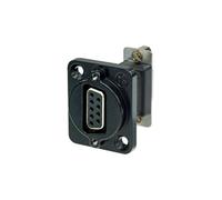 D-SUB BUBU9 BK - Connettore passante Sub-D, 9 poli, nero