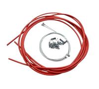 NADCFN 1 Set di alloggiamenti per Tubi di Linea a velocità variabile, Set Universale, Set di Tubi per Freni per Mountain Bike, Parti di Biciclette(1 Set Red)