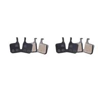 NADCFN Adatto per Magura MT5 MT7 Disco Olio a 4 pistoncini pastiglie Freno a Disco Idraulico in Metallo per Bicicletta da Montagna(2 Pairs Black Resin)