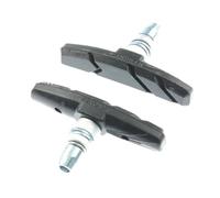 NADCFN Blocchi Freno per Bici Parte ciclistica in Gomma MTB Bicicletta da Strada di Montagna Scarpe Leggere per Freni a V Pastiglie per Bicicletta(1 Pair Black)