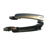 NADCFN Maniglia esterna per porta Car Comfort Access adatta per Tiguan 2008-2018 adatta per Jetta 2011-2018 Beetle 2012-2018(Silver,Left)