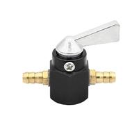 NADCFN Motoseghe Rubinetto Carburante Benzina Universale in Linea da 6 mm, Interruttore ON/off CNC, Adatto per Honda, Adatto per Yamaha, Adatto per Kawasaki Kit carburatore(Black Switch)