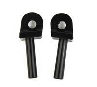 NADCFN Parabrezza 2 Pezzi per BMW R1200GS ADV 2004 2005 2006 2007 2008 2009 2010 2011 2012 Bulloni fissi per Montaggio Parabrezza Moto CUPOLINO Visiera(Black)