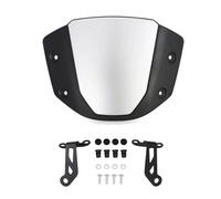 NADCFN Parabrezza per Honda CB650R CB 650 R 2024 2025 Parabrezza Sportivo per Moto Deflettore Antivento Anteriore con Staffa Carenatura Aria Vento CUPOLINO Visiera(Silver)