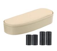 NADCFN Porta Maniglie Bracciolo per auto, custodia portaoggetti regolabile in altezza, supporto per mani e gomiti, tappetino antiscivolo autoadesivo, supporto per poggiapiedi(Beige)