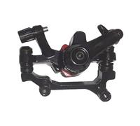 NADCFN Set Pinza Freno a Disco Meccanico MTB Bicicletta Anteriore Posteriore Bicicletta Mountain Bike Freno a Disco Tirante della Linea del Freno(Golden-RR)