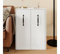 NADEUSAK Piccola libreria con ruote, 52 x 50 x 75 cm, con ripiani e cassetti, configurazione reversibile sinistra/destra, estraibile, con protezione anticaduta, comodino