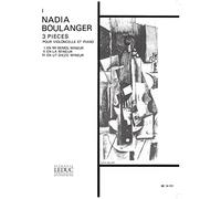 Nadia Boulanger: 3 Pieces No. 1 in E Flat Minor (Cello & Piano) Livre Sur la Musique